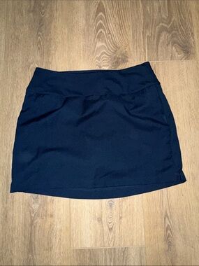 adidas Navy Blue Women's Skort with Wide Waistband